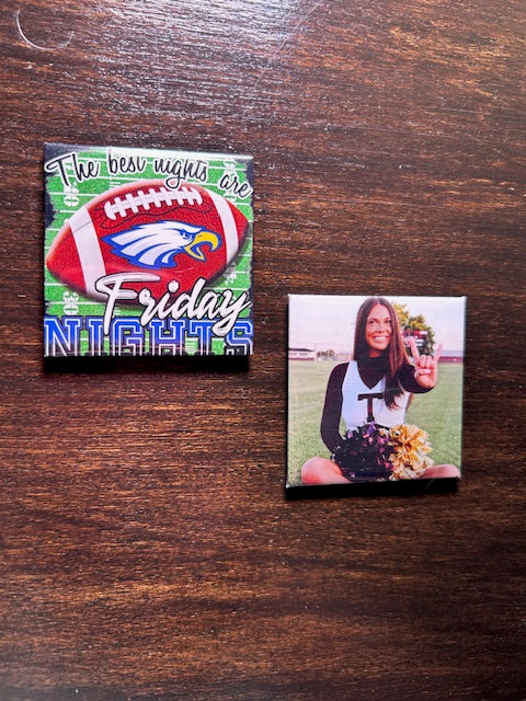 Tap-to-View Sports Schedule Magnet Click here to upload photo & Link